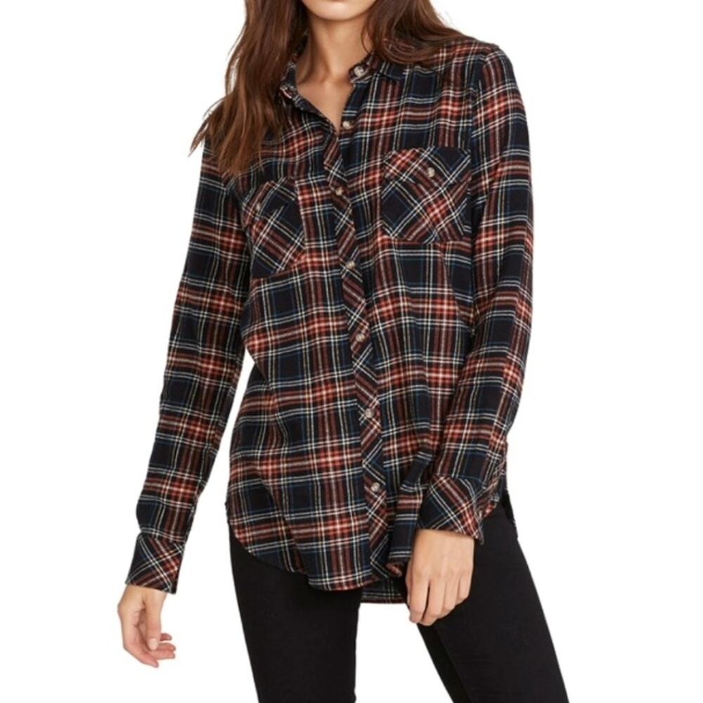 NWT Volcom Getting Rad Plaid Shirt